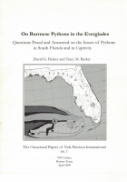 Купить брошюра: on burmese pythons in the everglades 2009 авторы: david g. barker & tracy m. barker, большой выбор и полезная информация по содержанию - Питомник экзотических Животных "ReptoMix Laboratory"